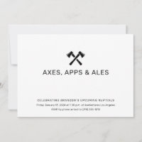 Bijl gooien uitnodiging