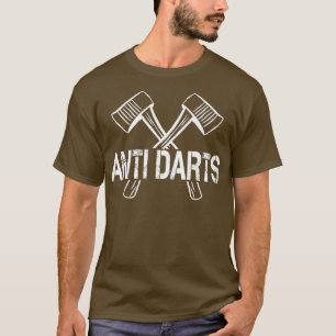 Bijl het Gooien Sport Grappige Anti Dart houthakke T-shirt
