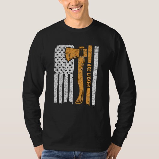 Bijl Likker Citaat voor een bijl werp kampioen T-shirt (Voorkant)