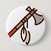 bijl ronde button 7,6 cm (Voorkant)