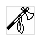 bijl rubberstempel (Afrduk)