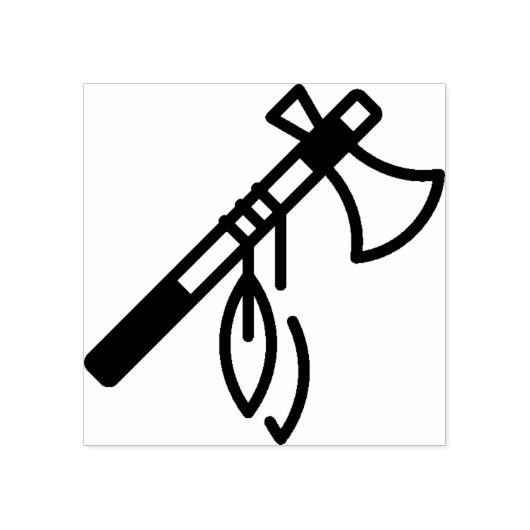 bijl rubberstempel (Afrduk)