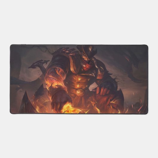 Bijl Wielder Gaming Desk Mat | High Noon Cowboy Pa (Voorkant)