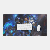 Bijl Wielder Gaming Desk Mat | hoofdontwerp van he (Keyboard & Muis)