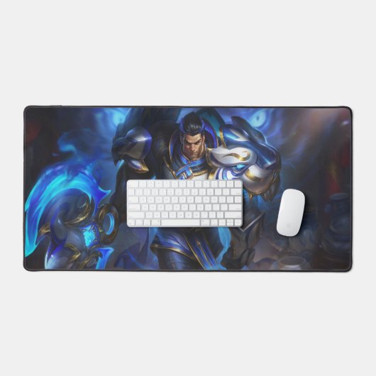 Bijl Wielder Gaming Desk Mat | hoofdontwerp van he (Keyboard & Muis)