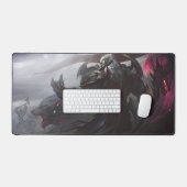 Bijl Wielder Gaming Desk Mat | hoofdontwerp van he (Keyboard & Muis)