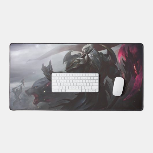 Bijl Wielder Gaming Desk Mat | hoofdontwerp van he (Keyboard & Muis)