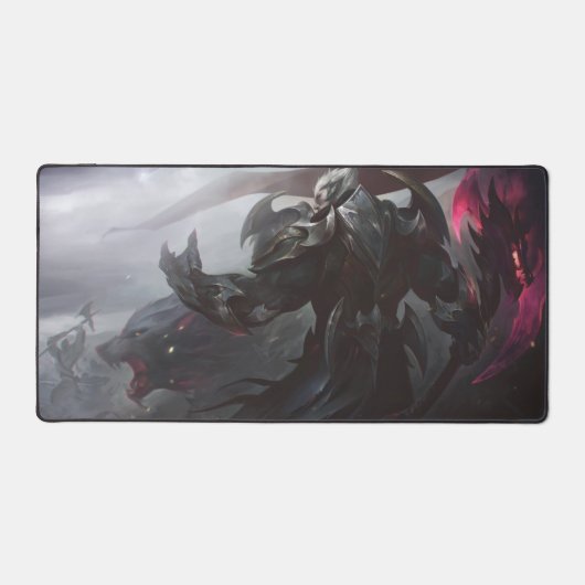 Bijl Wielder Gaming Desk Mat | hoofdontwerp van he (Voorkant)