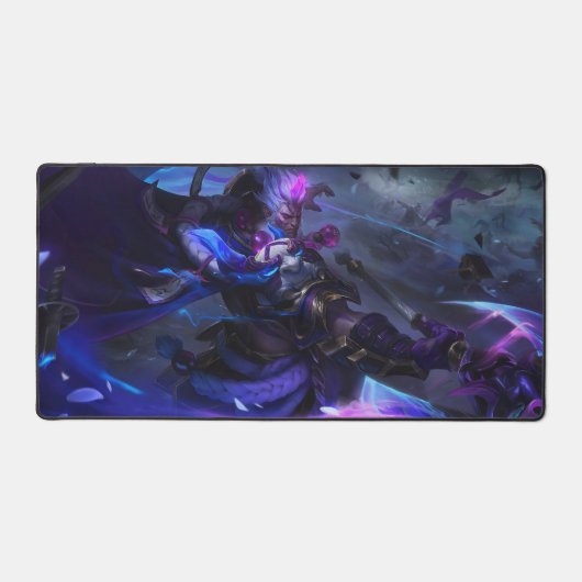 Bijl Wielder Gaming Desk Mat | hoofdontwerp van he (Voorkant)