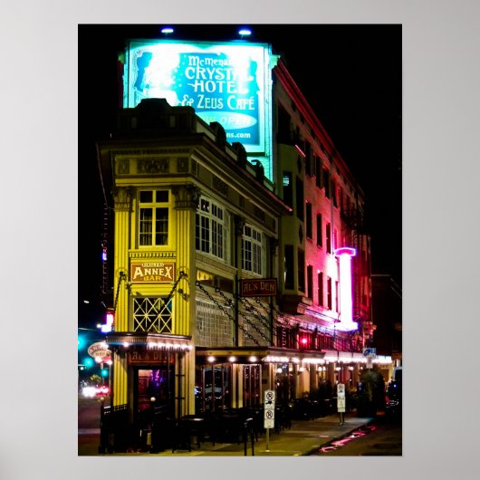 Bijlage Bar in Portland Oregon Poster (Voorkant)