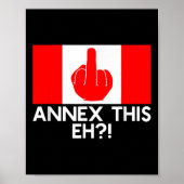 Bijlage deze Eh! Grappige Pro Canada vlag voor ant Poster (Voorkant)