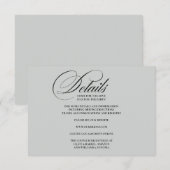 Bijlagekaart Details Informatiekaartje (Voorkant / Achterkant)