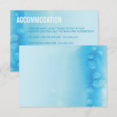 BIJLAGEN KAART :: ombre waterverf blauw (Voorkant / Achterkant)