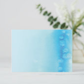 BIJLAGEN KAART :: ombre waterverf blauw (Staand voorkant)