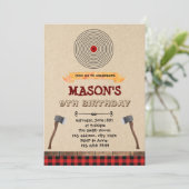 Bijlagooi-feestuitnodiging Kaart (Staand voorkant)