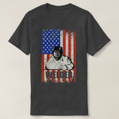 Bijllen van Amerikaanse vlaggetlasslassers1 T-shirt (Design voorkant)