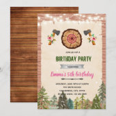 Bijlwerpen Feest Uitnodiging (Voorkant / Achterkant)