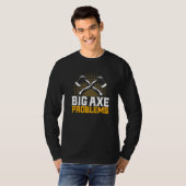Bijlwerpen Grote Bijl Problemen Premium T-shirt (Voorkant volledig)
