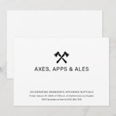 Bijlwerpen Uitnodiging (Voorkant / Achterkant)