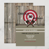 Bijlwerpen Uitnodiging (Voorkant / Achterkant)