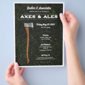 bijlwerpgebeurtenis flyer (Hand)