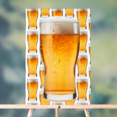 Bijna 99 flessen bier op de muur acryl bord (Neutraal)