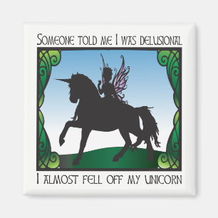 Bijna afkappen van mijn Unicorn Magneet