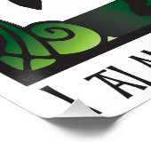 Bijna afkappen van mijn Unicorn Perfect Poster (Hoek)