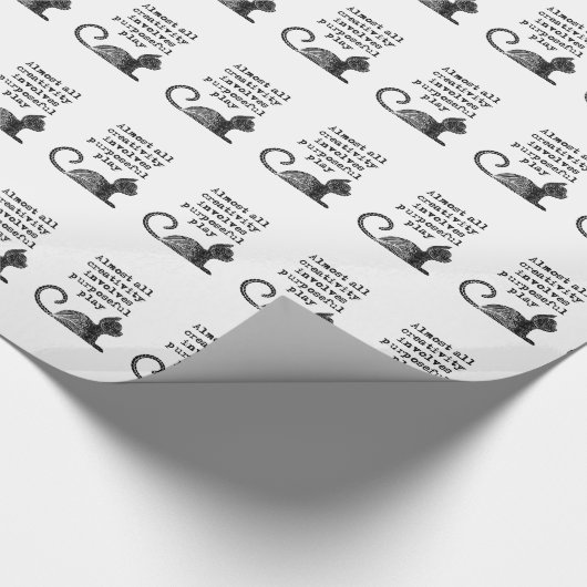 Bijna alle creativiteit impliceert doelgericht spe cadeaupapier (Hoek)