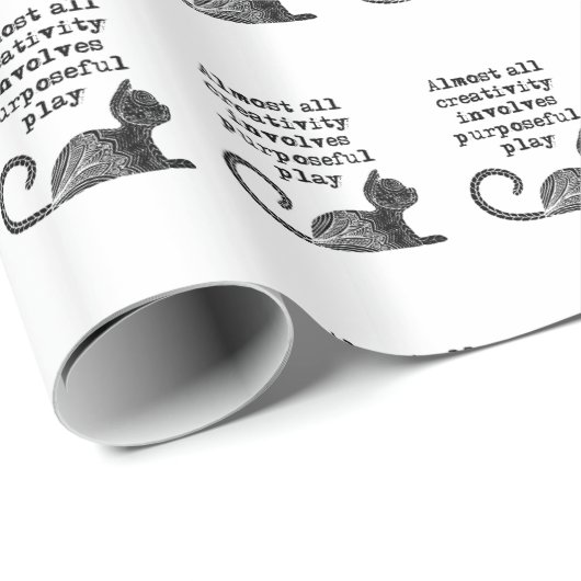 Bijna alle creativiteit impliceert doelgericht spe cadeaupapier (Rol Hoek)