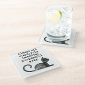 Bijna alle creativiteit impliceert doelgericht spe glazen onderzetter (Schuin)