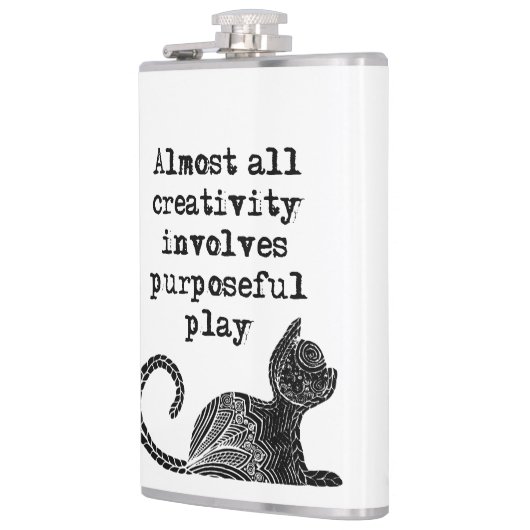 Bijna alle creativiteit impliceert doelgericht spe heupfles (Links)