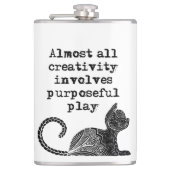 Bijna alle creativiteit impliceert doelgericht spe heupfles (Voorkant)