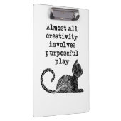 Bijna alle creativiteit impliceert doelgericht spe klembord (Rechts)