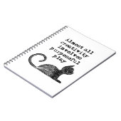 Bijna alle creativiteit impliceert doelgericht spe notitieboek (Linkerzijde)