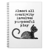 Bijna alle creativiteit impliceert doelgericht spe notitieboek (Voorkant)