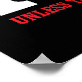 Bijna altijd 100% geven poster (Hoek)