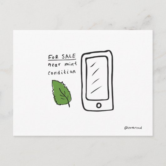 bijna-briefkaart briefkaart (Voorkant)