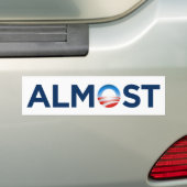 BIJNA BUMPERSTICKER (Op auto)