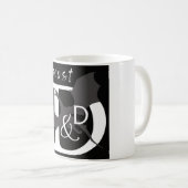 Bijna D&D-Mok (zwarte achtergrond) Koffiemok (Voorkant rechts)