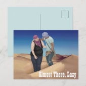 Bijna daar, Lazy Briefkaart (Voorkant / Achterkant)