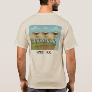 Bijna Daar T-shirt, blinde schapen T-shirt