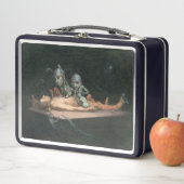 Bijna de dood ervaring zien van boze demonische ge (In situ)