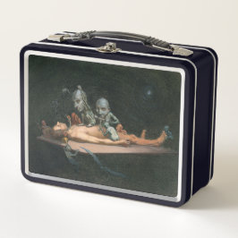 Bijna de dood ervaring zien van boze demonische ge