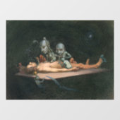 Bijna de dood ervaring zien van boze demonische ge raamsticker (Vel)