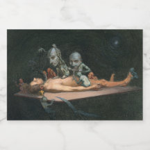 Bijna de dood ervaring zien van boze demonische ge