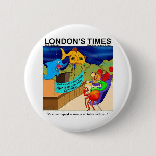 Bijna-doodervaring Grappige Visserij Cadeaus & T-s Ronde Button 5,7 Cm