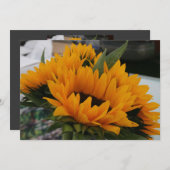 Bijna een zonnebloem Save the Date Kaart (Voorkant / Achterkant)