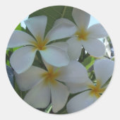 Bijna eetbare Frangipani Ronde Sticker (Voorkant)