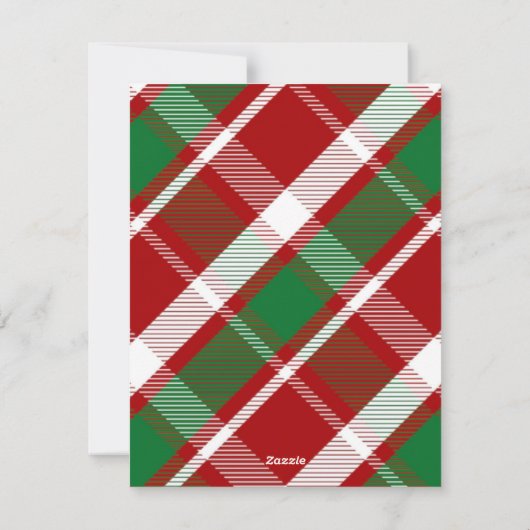 "Bijna Elfenverstand Verloren" Grappige Kerstkaart (Achterkant)